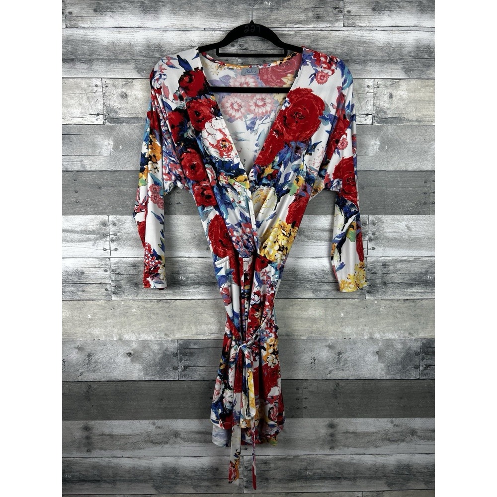 Abbeline Women's Large Long Sleeve Floral Romper